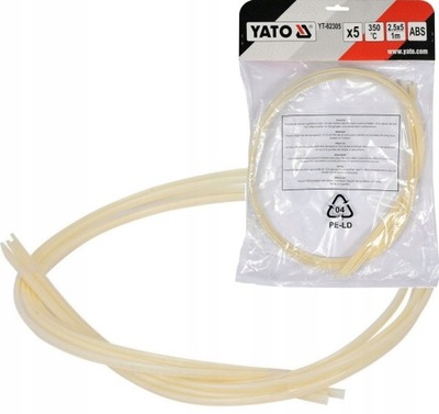 YATO PIEZAS INSERTADAS 2,5MM 5MM (ABS) 5X1M PARA YT-82295;YT-82296 5SZT. YT-82305  