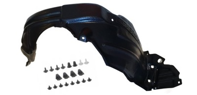 Toyota yaris iii 11- подкрылок перед левая + клипсы фото №1