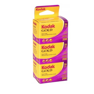 Film Kodak Gold 200/36 x3 zestaw 3 filmów
