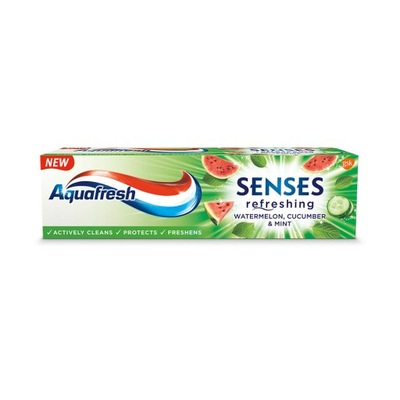 AQUAFRESH_Senses Refreshing Toothpaste pasta do zębów Watermelon &amp; Cucu