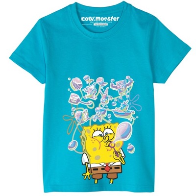 Spongebob Koszulka T-Shirt Dziecięcy Bawełna 128