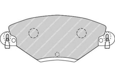 Ferodo тормозные колодки тормозные citroen c5 c5 i c5 ii 1.6d фото №1