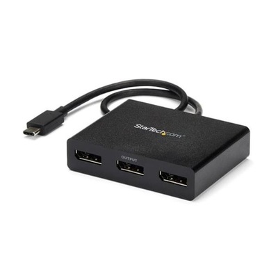 StarTech MSTCDP123DP zewnętrzna karta graficzna usb 3840 x 2160 px Czarny