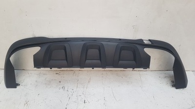 Спойлер дифузор бампера задня mercedes glc w253 amg фото №1