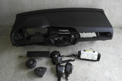 VW TOURAN III 3 2015> 1T AIRBAG BELTS BELT DASH PANEL CONSOLE DASH PANEL PULPIT SHELF  