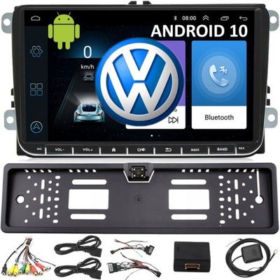 НАВІГАЦІЯ 2DIN РАДІО VW PASSAT GOLF LEON TIGUAN TOURAN SKODA SEAT ANDROID фото