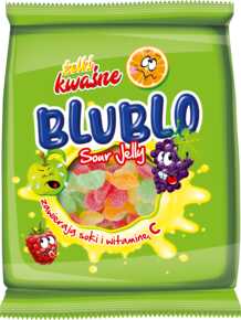 BLUBLO ŻELKI KWAŚNE 80G