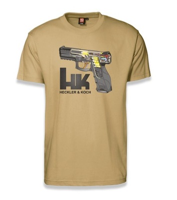 Koszulka Pistolet Heckler & Koch t-shirt XL