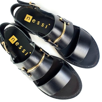 Sandały NESSI 21056 czarny 3 r. 36