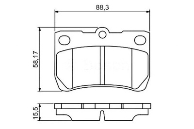 Bosch тормозные колодки тормозные lexus gs 450h gws191. grs1 фото №1