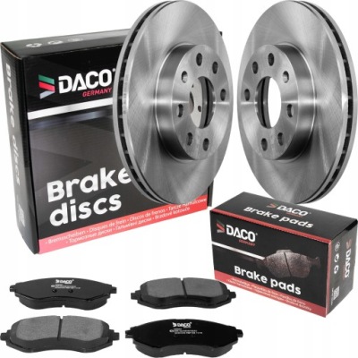 Гальмівні диски i гальмівні колодки перед chevrolet spark aveo kalos фото №1