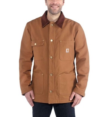 Kurtka Carhartt Firm Duck Chore Coat Brown