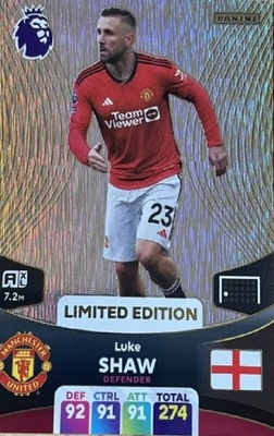 Karta PREMIER LEAGUE 2024 LIMITED LUKE SHAW Manchester United