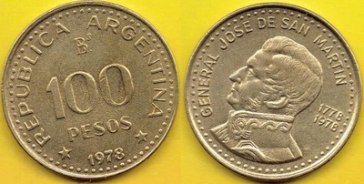 ARGENTYNA 100 Pesos 1978 r.