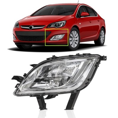 Opel astra j 2009-12 противотуманная фара передний левый 13293618 фото №1