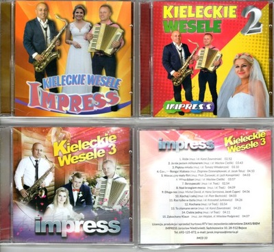 IMPRESS KIELECKIE WESELE 3 CD Komplet