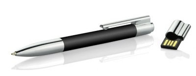 Długopis PENDRIVE USB 16 GB srebrno-czarny