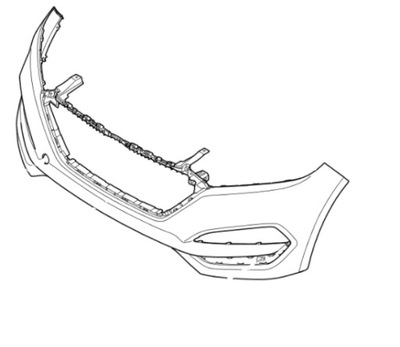 Кришка верхній бампера передній tucson 2017 фото №1