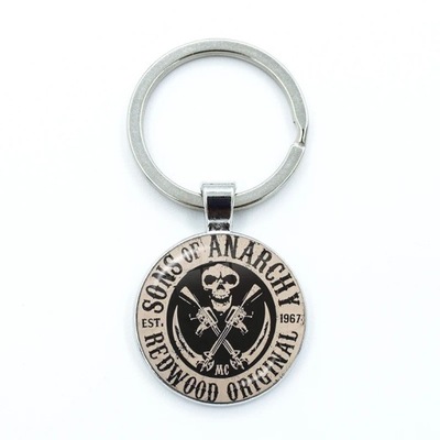 SONS OF ANARCHY LOGOTIPO KEY CHAIN KEY RING FREEDOM SYMBOL PENDANT АНАРХИЯ  