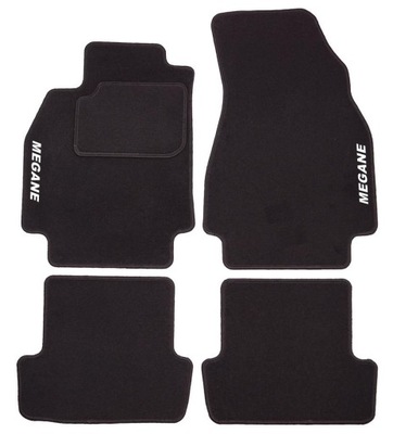 RENAULT MEGANE 2 2002-2009 MATS VELOUR HAFT CLASSIC DEDYKOWANE  