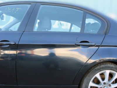 Дверь левый задняя задние bmw 3 e90 carbonschwarz 416 фото №1