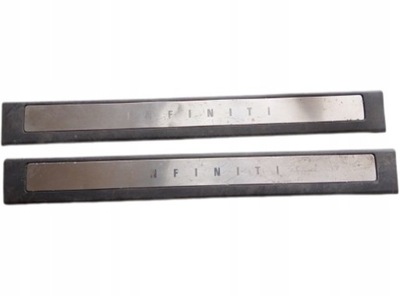 Молдинг накладка порог правый левый задняя infiniti qx56 фото №1