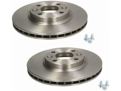 Тормозные диски перед renault twingo iii 0.9 1.0 14-22 logan ii 1.6 14- фото №1