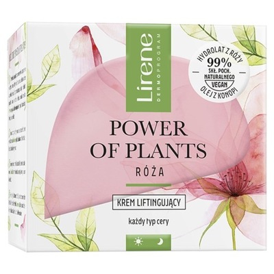 Power of Plants krem liftingujący Róża 50ml Lirene