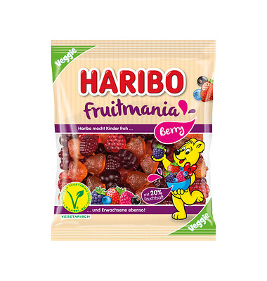 Haribo Fruitmania Berry 160g Veggie Żelki Owoce Leśne Wegańskie DE