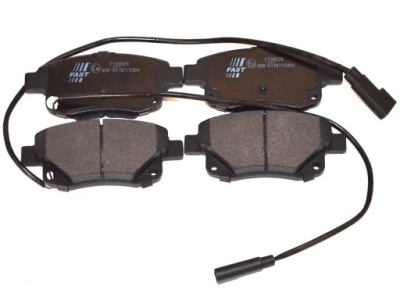 Тормозные колодки тормозные задняя ford transit 06- 2-датчики фото №1