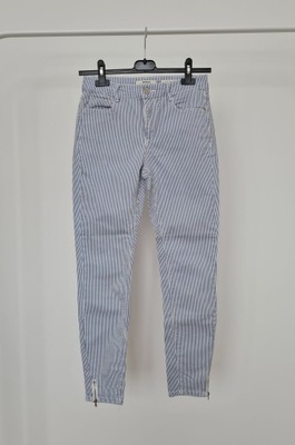 PASTELOWE JEANSY W PASKI STRADIVARIUS 34 XS ZAMKI