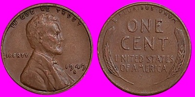 1 Cent USA 1949 S San Francisco Lincoln / U 703