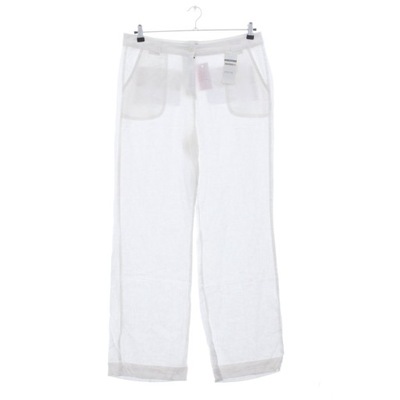 M&S Luźne spodnie Rozm. EU 46 biały