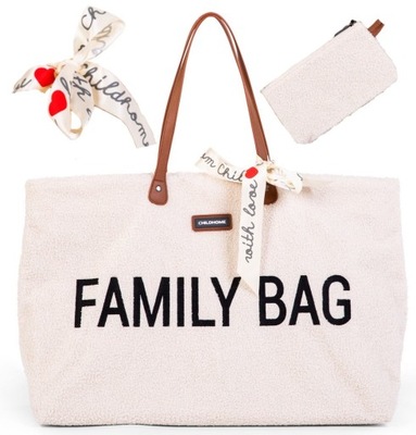 TORBA FAMILY BAG CHILDHOME MIŚ BIAŁY LIMITED TEDDY