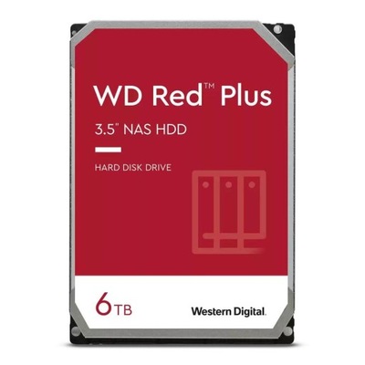 Dysk WD Red Plus WD60EFPX 6TB 3,5" 256MB SATA III