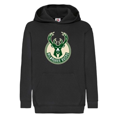 Bluza z kapturem NBA MILWAUKEE BUCKS (L)