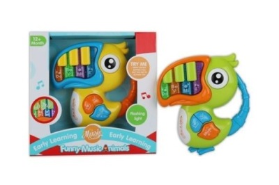 ZABAWKA MUZYCZNA TUKAN Z PIANINKIEM