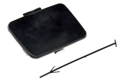 Заглушка фаркоп буксирувальний audi a4 2000-2004 /czarna/ фото №1