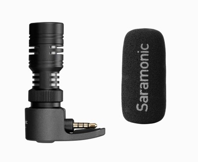 Mikrofon pojemnościowy Saramonic SmartMic+ do smartfonów ze złączem mini Ja