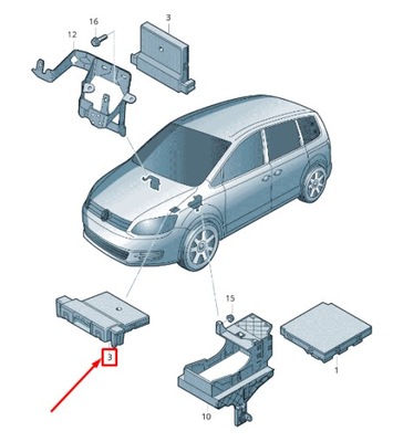 Vw sharan 7n шлюз управление unit 7n0907530bgz05 фото №1