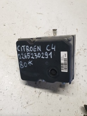 Насос abs citroen c4 0265230291 фото №1