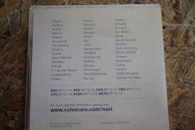 Volvo v40 v60 s60 xc60 xc70 плита gps навігації фото №1