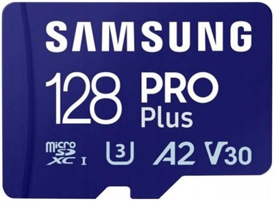 Karta pamięci Samsung PRO Plus micro 128 GB U3 V30