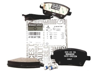 Оригинальный номер renault тормозные колодки тормозные перед dacia dokker фото №1