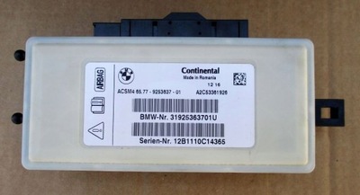 Bmw модуль датчик подушка безопасности bmw f06 f10 f11 f25 f30 фото №1