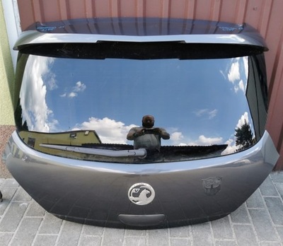 Opel corsa d 3d крышка багажника задняя задняя комплектная демонтаж фото №1