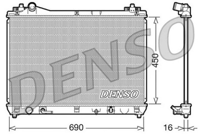 RADUADOR DENSO  