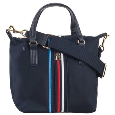 Damska Torebka Tommy Hilfiger Poppy Small Tote Corp Granatowa