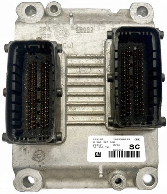 ECU OPEL CORSA 1.2 55350551 0261207960 SC CZYSTY