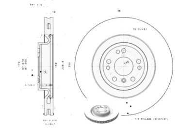 Brembo 09.a958.11 диск гальмівна фото №1